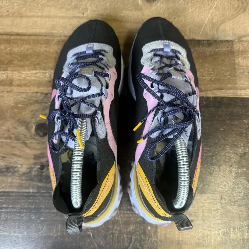 Nike React Element 55 PRM Black Magic Flamingo CI9593-001 Men's Shoe Size 7.5